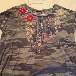 Johnny Was Floral Embroidered Patch